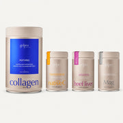 Founder's Stack | The Original Collagen Peptipro + Raw Native C caps + Beef Liver caps + Raw Magnesium caps - Gelpro Australia