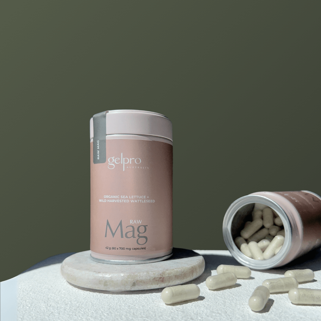 Raw Magnesium | 60 capsules - Gelpro Australia