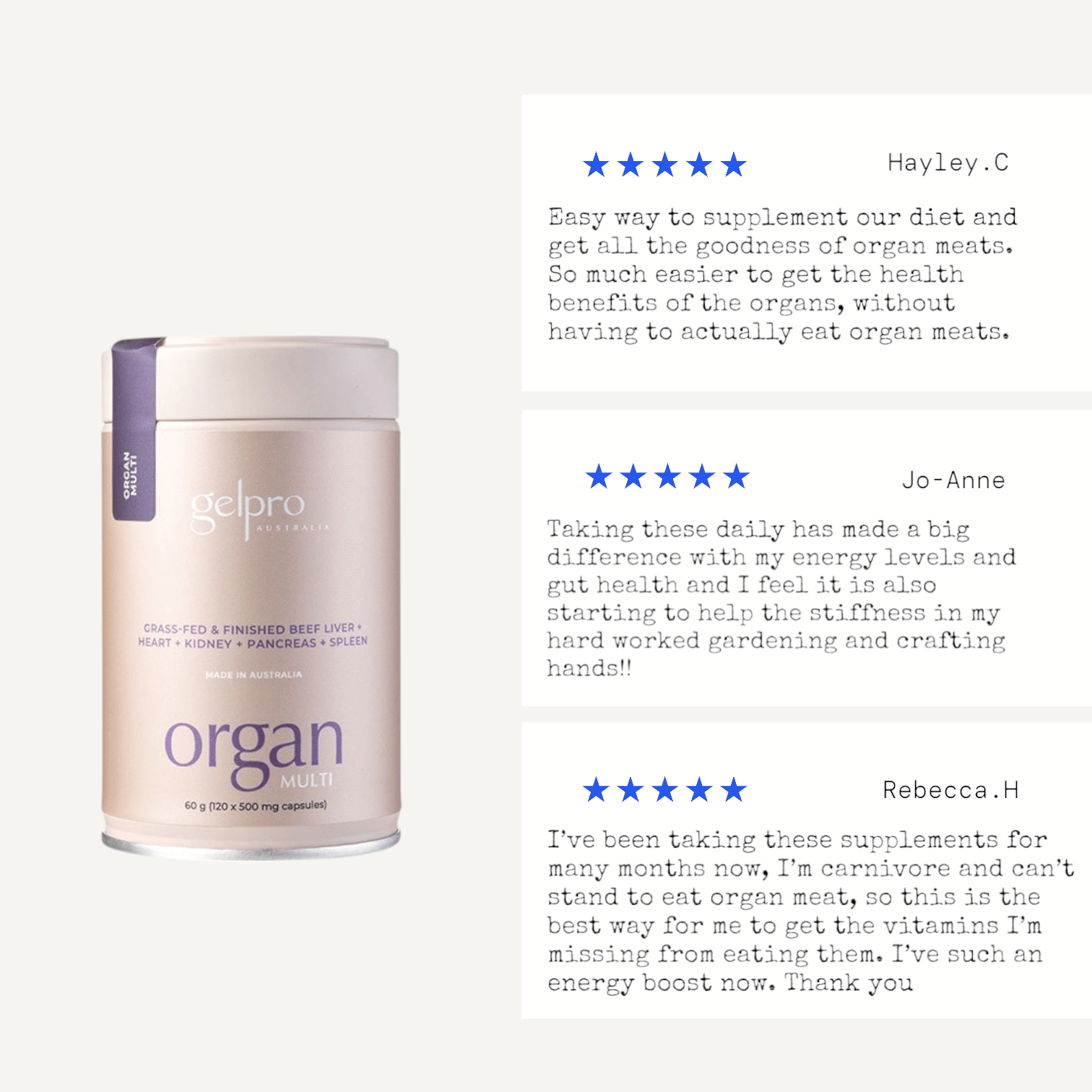 Organ Multi | 120 capsules - Gelpro Australia