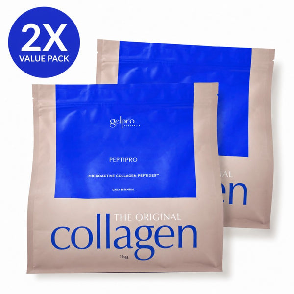 Original Hydrolysed Collagen Powder | Peptipro | 2 x 1kg BUNDLE
