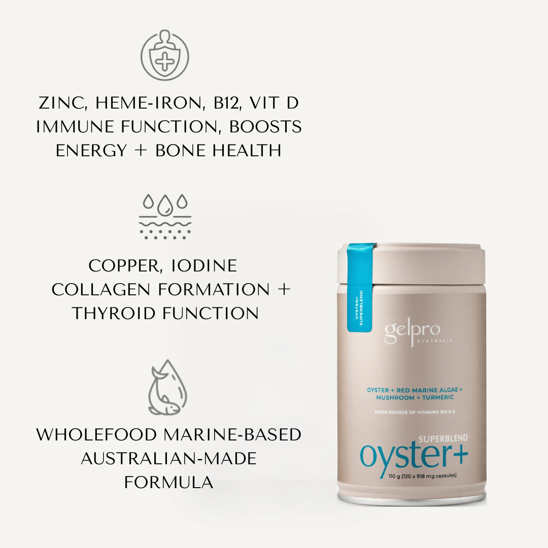 Oyster+ Superblend | 90 capsules - Gelpro Australia