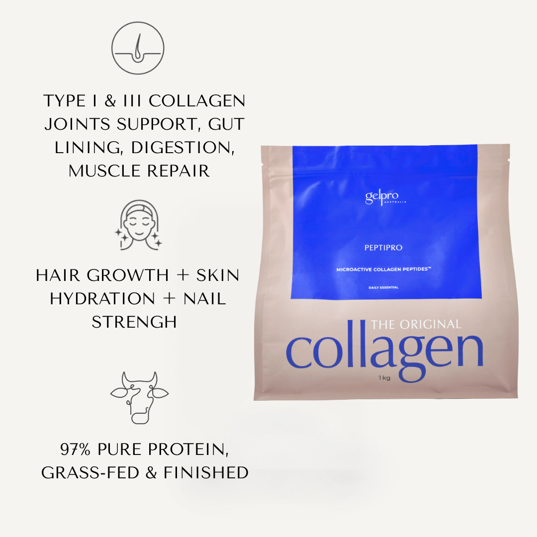 Original Hydrolysed Collagen Powder | Peptipro | 1kg - Gelpro Australia