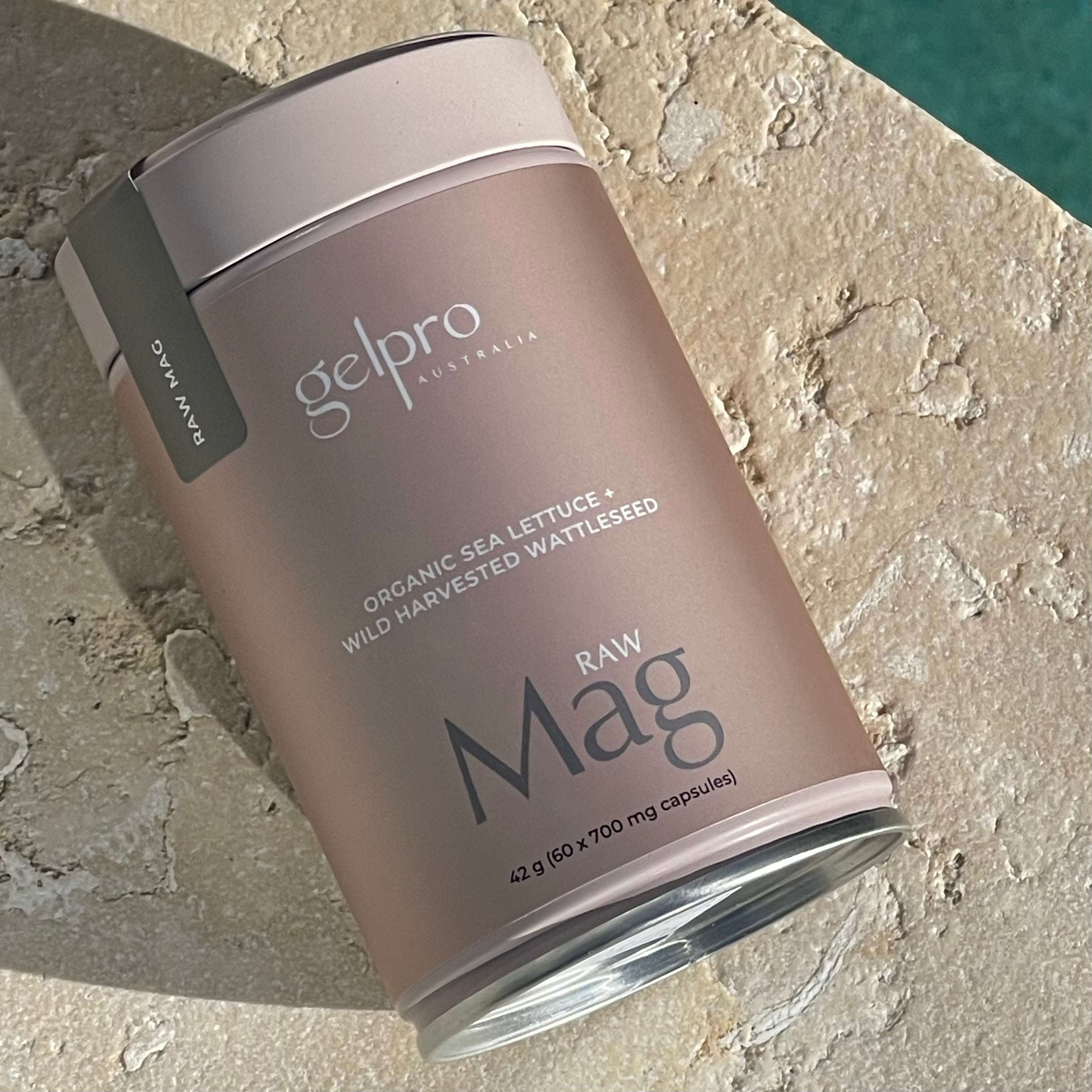 Raw Magnesium | 60 capsules - Gelpro Australia