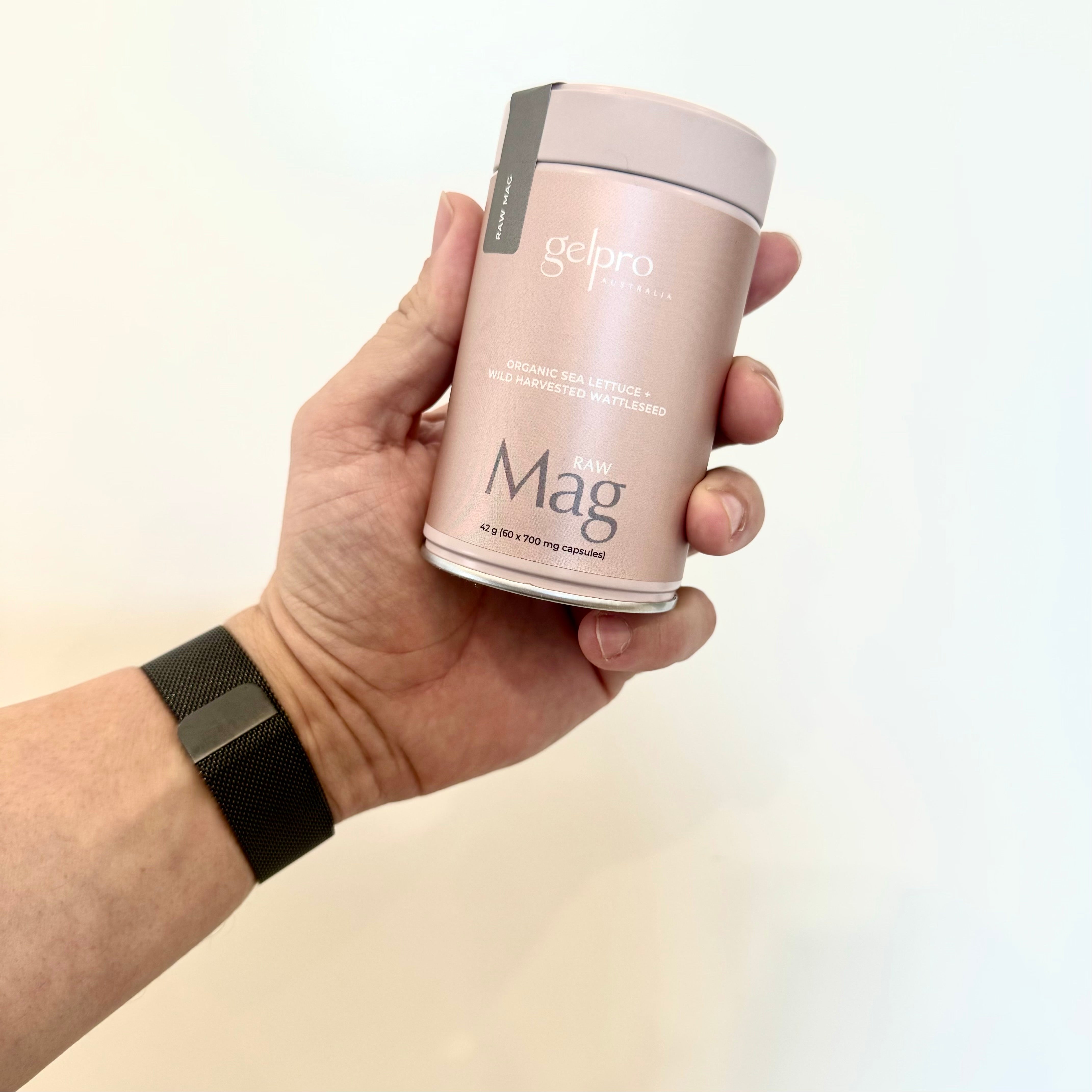 Raw Magnesium | 60 capsules - Gelpro Australia